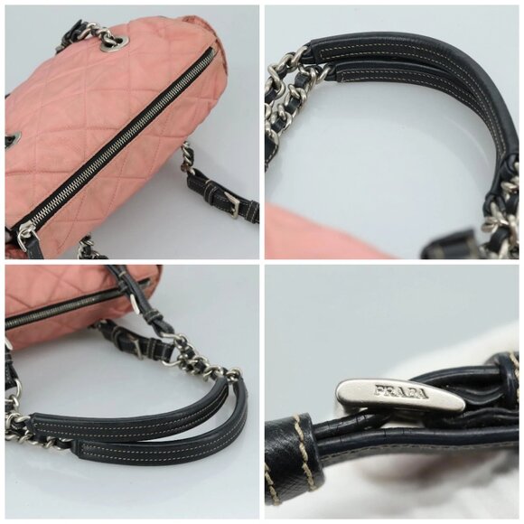 PRADA Shoulder Bag Nylon Pink Auth 107515 - Picture 16 of 16